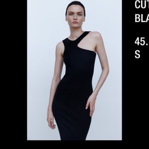ZARA CUT OUT KNIT DRESS